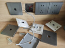 罗格朗（LEGRAND）开关插座面板逸景系列深砂银灰色插座墙壁插座 超五类网络插座 实拍图