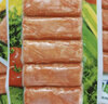 可莱美 韩国进口  蟹肉棒即食蟹柳低脂蟹肉蟹棒蟹味棒寿司食材 大鳕蟹柳 72g*6袋 实拍图
