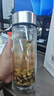 富光玻璃杯双层带茶隔大容量水杯 高档商务泡茶杯 高硼硅杯子500ml 实拍图