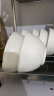 松发瓷器好韵釉下彩碗具家用陶瓷碗碟餐具纯白暗纹系列组合碗盘 好韵5英寸碗2个装 实拍图