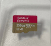 闪迪（SanDisk）256GB TF(MicroSD)内存卡 4K极速金卡A2 V30 U3行车记录仪 运动相机无人机 监控存储卡 读190MB/s 实拍图