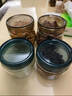 龙士达玻璃瓶储物罐泡酒瓶零食杂粮厨房干货食品密封罐子 600ML 四只装  实拍图