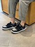 回力小白鞋男潮流男鞋2025冬季新款加厚保暖鞋子男百搭板鞋休闲运动鞋 黑色 42 实拍图