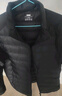 京东京造【air+零压羽绒】轻薄羽绒服男外套冬立领白鸭绒 曜石黑XL 实拍图