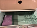 得力（deli）【容积3.6L】大号抽屉式收纳盒 文件框文件柜文件盘化妆品小盒子小物件衣物家用储物盒 XDM31绿色 实拍图