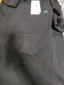 gxg.jeans男装  多色字母绣花基础凉感休闲圆领短袖T恤男 25年夏新品 黑色 2XL (185) 实拍图