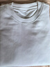 拇指白小T【可机洗拒水鹅绒T】秋冬男女羽绒保暖T恤上衣打底衫 男皓白 XL 实拍图