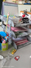 得力（deli）三层镂空收纳文件座自由拆卸组装三层文件盘/文件框栏牢固耐用桌面档案收纳盒文件置物架管理 灰色 实拍图