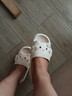 防滑卡通小猫咪小猫可爱室内EVA夏季女士拖鞋居家软底少女女夏 卡通凯蒂猫居家凉拖鞋-白色 36-37码 实拍图