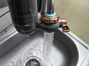 美的（Midea）净水器水龙头过滤器家用自来水滤水器直饮前置过滤器厨房卫生间通用除水垢除余氯双出水可清洗滤芯 一机三芯【两年免换滤芯】 实拍图
