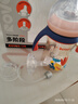 日康（rikang）奶瓶 宝宝吸管奶瓶 PPSU宽口奶瓶鸭嘴杯270ml N1047-2 芙蓉粉 实拍图