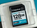 金士顿（Kingston）128GB SD存储卡 U3 V30 相机内存卡 高速sd卡大卡 4K超高清拍摄 读速200MB/s 实拍图