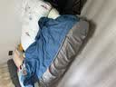 南极人被套200x230cm单件四季磨毛加厚被罩单人150x200被单宿舍套件三四 双拼-宝蓝-浅灰【亲肤裸睡】 200x230cm-单被套 实拍图