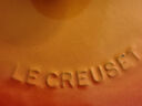 酷彩（Le Creuset）法国进口珐琅铸铁锅炒锅煎炸炖煮锅电磁炉燃气通用深烧锅22cm桔色 实拍图