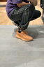 阿迪达斯yeezy350全透火山橙椰子透气男女休闲鞋GW2870 41 实拍图