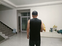 adidas简约速干舒适运动健身圆领背心男装夏季阿迪达斯官方   黑色   L 实拍图
