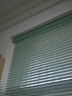 美尔耐免打孔百叶窗帘卧室卫生间浴室厕所防水铝合金厨房升降遮光帘6010 免钉【珠光】淡绿 1平方米 实拍图