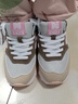 574运动鞋女2025新款百搭学生休闲跑步鞋轻便透气软底n字鞋子阿甘 白灰粉 38 实拍图