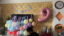 仕彩 简约风生日派对气球背景墙场景布置儿童男孩女宝宝生日快乐装饰 实拍图