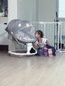 趣吖婴儿摇摇椅哄娃神器宝宝电动摇篮床躺椅哄睡新生儿安抚平躺椅推车 星辰灰 礼盒旗舰款 7件套 67*21*68 实拍图