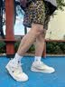 森马男鞋2026夏季新款休闲百搭软底小白鞋子男士厚底增高运动板鞋透气 米色 44 实拍图