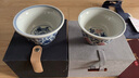 景德故事景德镇大师陶瓷茶杯手绘主人杯青花釉里红单杯压手杯功夫茶杯 实拍图