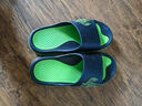 回力运动拖鞋男浴室内户外不易滑厚底凉拖鞋HL39391黑绿色39-40码 实拍图
