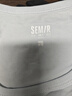 森马（Semir）短袖t恤女短款合体显瘦正肩内搭25夏凉感修身打底衫109325100001 实拍图