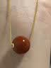 九色云天然南红玛瑙颈链锁骨链单珠项链女路路通吊坠转运珠礼物 南红单珠赠银链 实拍图