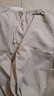 优衣库女装麻混纺松紧长裤/休闲裤473791 30 浅米色 M /160/66A 实拍图