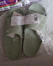 回力拖鞋女浴室防滑一字拖厚底eva沙滩凉鞋SDJ-0396 绿色 40-41 实拍图