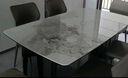 全友家居岩板台面餐桌椅组合家用一桌六椅现代简约客餐厅家具吃饭桌子 实拍图
