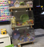 布卡星仓鼠星光跑轮金丝熊安静无噪音滚轮运动玩具用品紫粉撞色26cm 实拍图