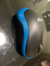 罗技（Logitech）M185鼠标 无线鼠标 办公鼠标 对称鼠标 黑色蓝边 带无线2.4G接收器 实拍图