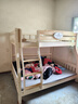 聚福财儿童床双层床男女孩上下铺成人床小户型带滑梯上下床上下层实木床 爬梯款 上铺宽140下铺宽160 实拍图