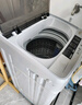 小鸭牌【官方店】全自动洗衣机小型宿舍迷你母婴儿童小孩宝宝专属家用出租房预约洗脱一体洗衣机小型迷你 8.5kg全自动【智能风干+终身联保】透明黑 全自动洗脱一体 实拍图
