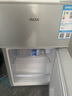 奥克斯（AUX）家用双门迷你小型冰箱 冷藏冷冻保鲜小冰箱 宿舍租房节能电冰箱 【热卖爆款】BCD-24K118 基础款 银色 实拍图