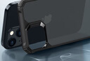亿色适用苹果15手机壳 iPhone15保护套超强防摔防磨防震硅胶软边气囊简约款黑边半透黑  实拍图
