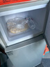 长城（GREAT WALL FRIDGE）家用迷你小冰箱小型冷冻冷藏保鲜宿舍出租房办公室节能省电双开门电冰箱 银色119L【一级能效 全国联保】 实拍图