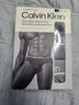 Calvin Klein内衣男士本命年三条装ck提花腰边舒适纯色棉质三角内裤男U2661 998-太空黑/椰青灰/月光白 3条 XL 实拍图