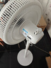 美的（Midea）【品质推荐】七叶轻音柔风电风扇/家用省电落地扇/台式电扇/广角摇头节能宿舍小型风扇 SAE35CA 实拍图
