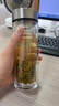 希诺双层玻璃杯男家用商务办公泡茶杯子过滤车载水杯XN-9302 345mL 实拍图