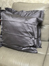 海澜之家（HLA）棉麻抱枕靠枕轻奢超柔简约靠背垫客厅靠枕套含芯纯色靠包沙发靠垫 简约 深空灰 单枕套【45*45cm】 实拍图