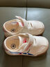 泰兰尼斯秋季学步鞋男宝宝鞋子女童婴儿鞋透气软底机能鞋白粉18码 实拍图