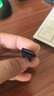 闪迪（SanDisk）128GB USB3.2 U盘 CZ550黑色 安全加密 数据恢复 学习办公电脑车载 小巧便携 高速大容量优盘 实拍图
