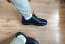 百丽男鞋商场同款牛皮革商务休闲皮鞋7GM01CM1 黑单里 40 实拍图