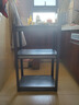 永亿达厨房置物架落地加厚不锈碳钢烤箱锅架收纳架多层储物用具货架子 三层-高80【加厚黑色】 长50宽30 实拍图