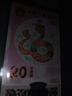 金永恒 2025年蛇年纪念币纪念钞 第二轮生肖纪念币 蛇钞贺岁币 蛇年纪念钞 单张（号码无4） 实拍图