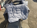雅迪电动车挡风被电瓶车挡风被冬季加厚电瓶车挡风保暖标准款—灰色 实拍图