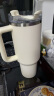 STANLEY巨无霸吸管杯水杯保温杯大容量办公车载不锈钢杯子1.18L-米白色 实拍图
